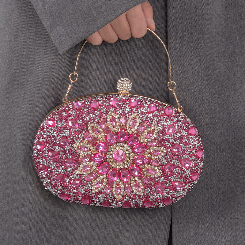 Wholesale Sunflower Diamond Evening Clutch